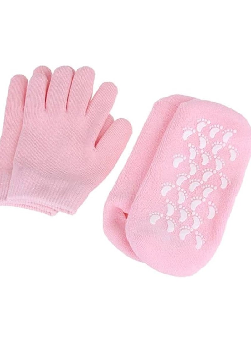 Set of Gloves and Socks made of Silicone Gel to Care Hand and Foot  4 Piece - Image 3