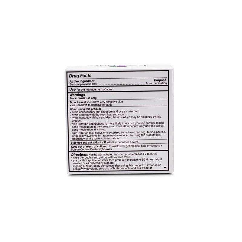 Dermaharmony 10% Benzoyl Peroxide Cleansing Bar for acne (4 oz) - Image 2