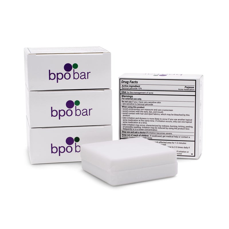 Dermaharmony 10% Benzoyl Peroxide Cleansing Bar for acne (4 oz) - Image 3