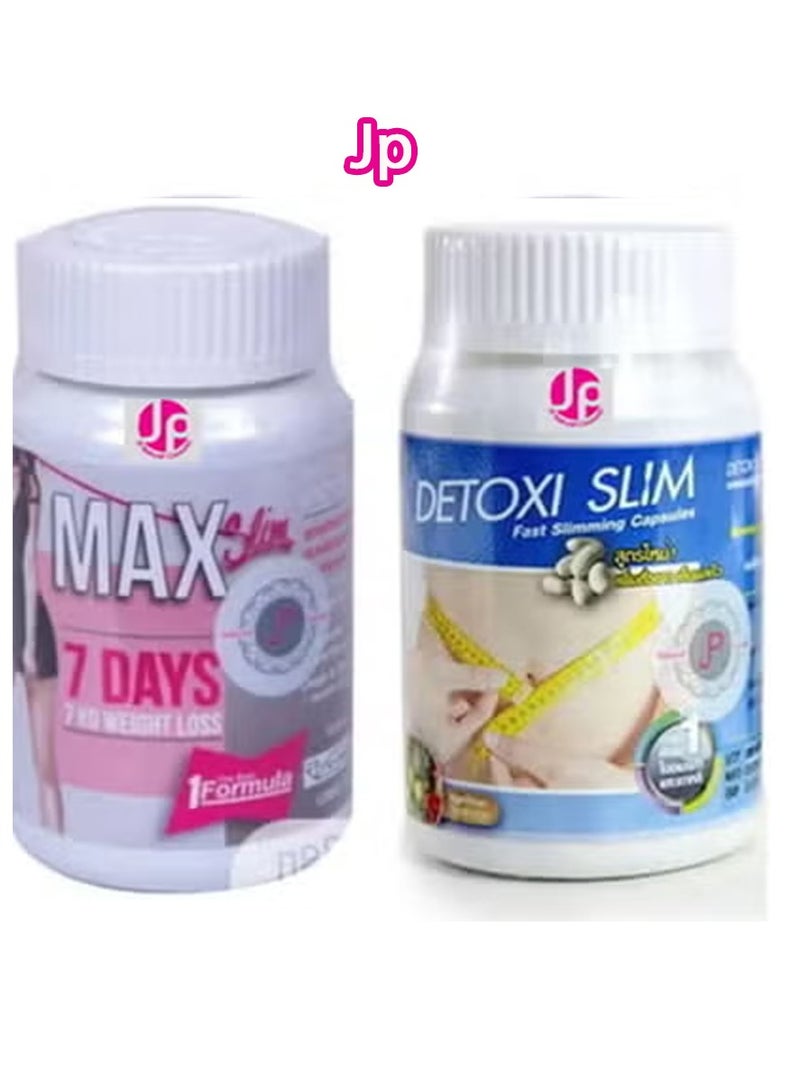 جي بي كبسولات ديتوكسى سليم عضوية 30 كبسولة و كبسولات ماكس سليم 30 كبسولة