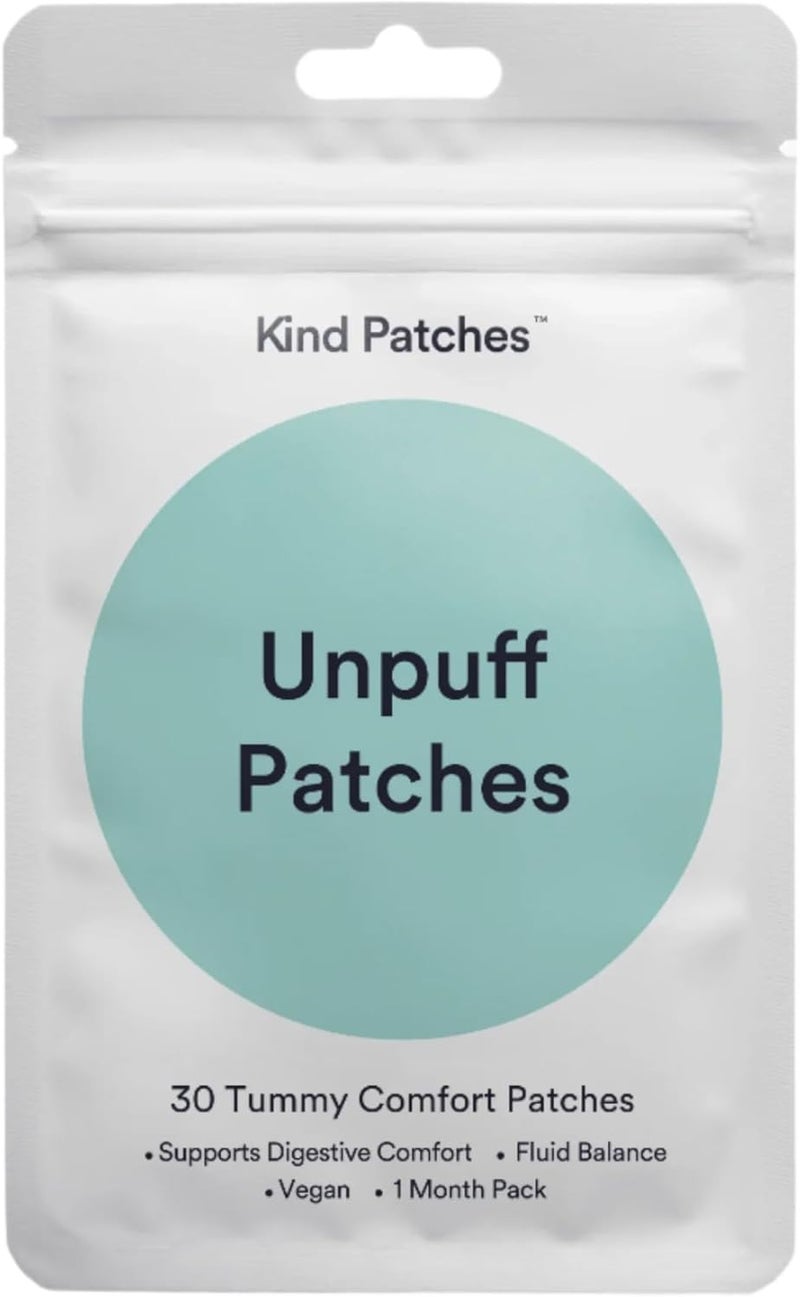 Unpuff Patches - 30 Count Vegan Digestive Comfort Patches - Image 1