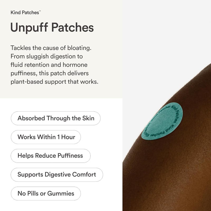 Unpuff Patches - 30 Count Vegan Digestive Comfort Patches - Image 3