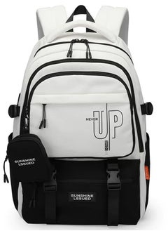 8070 Large Capacity Waterproof Outdoor Young Backpack Bag - Black