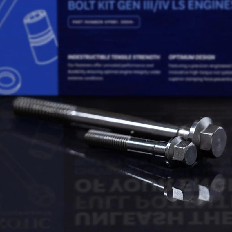 Xotic Performance Store Cylinder Head Bolts Kit for 2004+ Chevrolet Gen III IV LS Engines 4.8L, 5.3L, 5.7L, 6.0L, 6.2L - ™ XP981 - Image 3