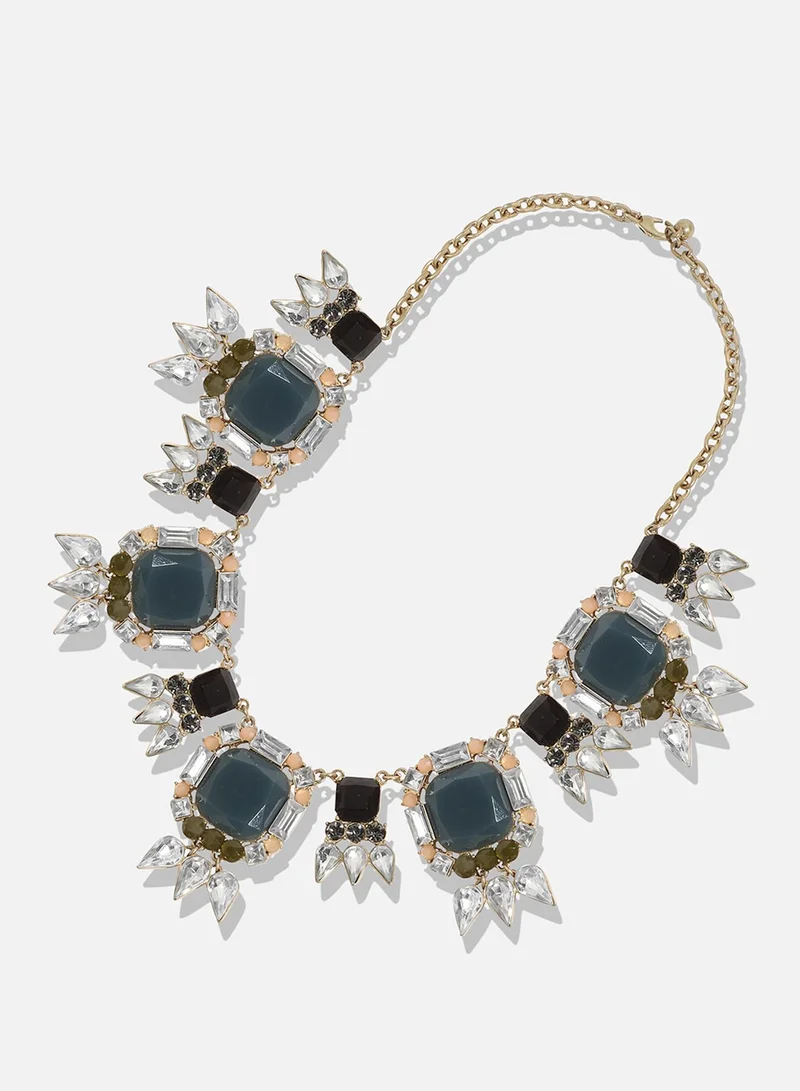 SOHI Designer Statement Stone Artificial Necklace Jewellery