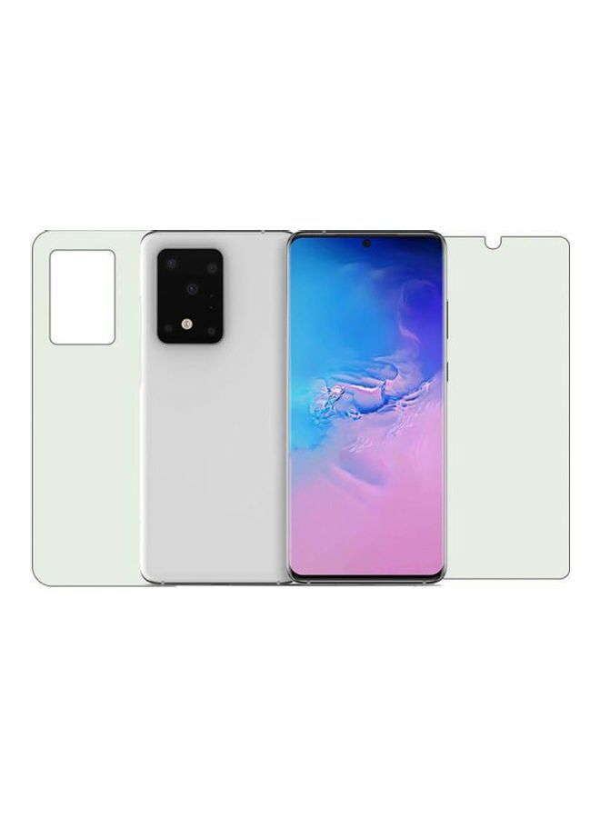 vesus 360 Gelatin Front And Back Screen Protector For Samsung Galaxy S11/S20 Plus 6-6.9inch Clear