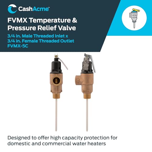Cash Acme 3/4 Inch FVMX-5C Male Inlet Relief Valve, Bronze Plumbing Fitting, 16934-0150 - Image 2