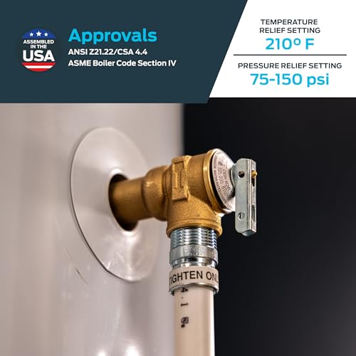 Cash Acme 3/4 Inch FVMX-5C Male Inlet Relief Valve, Bronze Plumbing Fitting, 16934-0150 - Image 4