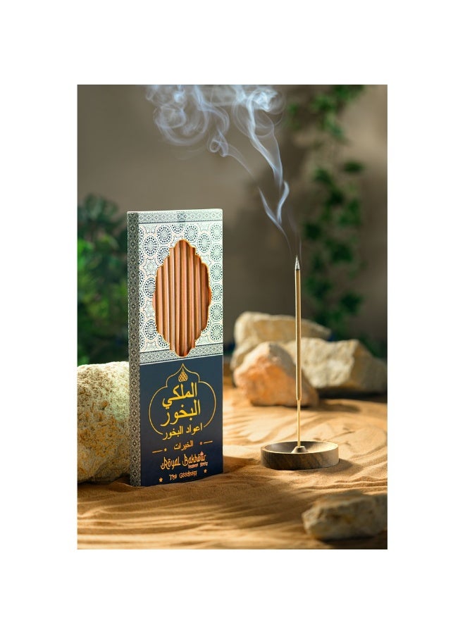 بخور ملكي بخور رويال بخور الفاخر المعطر، رائحة تدوم طويلاً، 12 عود بخور - Image 2
