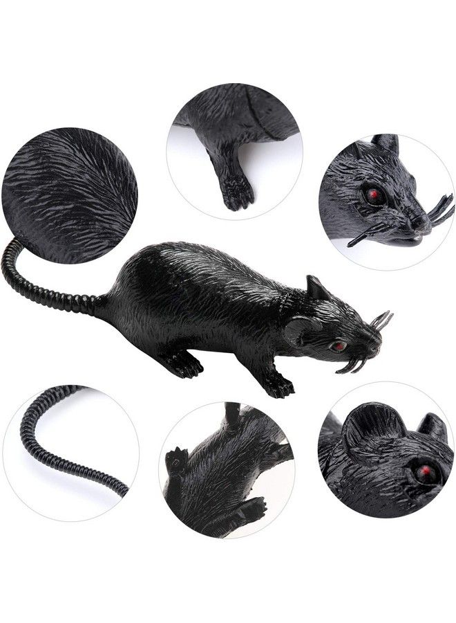 BOAO 33 Pcs Plastic Mice Fake Rat Toys Decorations Realistic Plastic Mouse Pranks Rats Simulated Big Small Mouse Toys For April Fools Day Halloween Prank Party Supplies  - Image 5