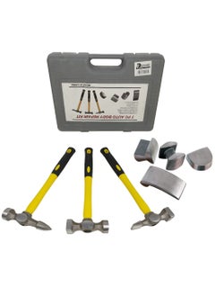 DEFAONS 7 Pcs Auto Body Repair Kit Car Body Repair Hammer 3 And Dolly 4 Set DEFAONS  - Image 2