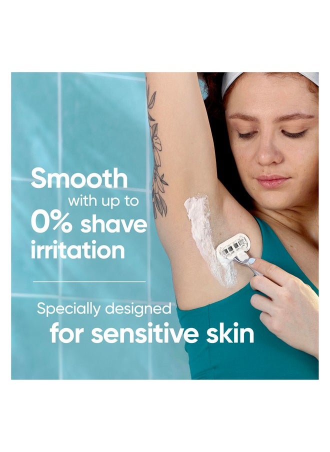 Venus Gillette Venus Extra Smooth Sensitive Women’s Razor Blades for Sensitive Skin, 5-Bladed Razor Refills, 7 Count  - Image 3