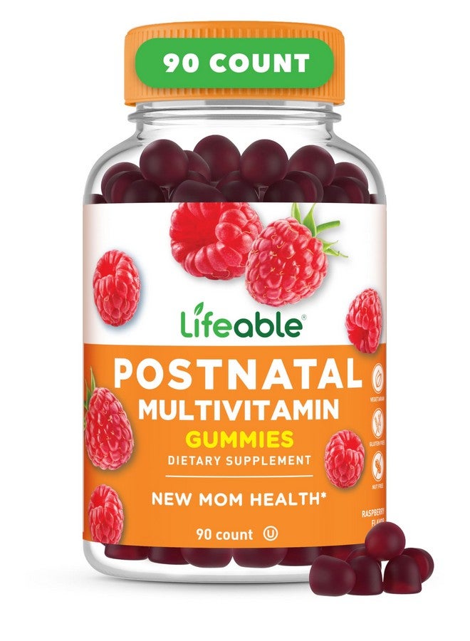 Lifeable فيتامينات ما بعد الولادة المتعددة مع الحديد والكولين واليود من لايفابل | فيتامينات ما بعد الولادة ذات الطعم الرائع للنساء المرضعات | مكمل غذائي نباتي غير معدل وراثيًا لدعم الرضاعة | 90 حبة جيلاتينية - Image 1