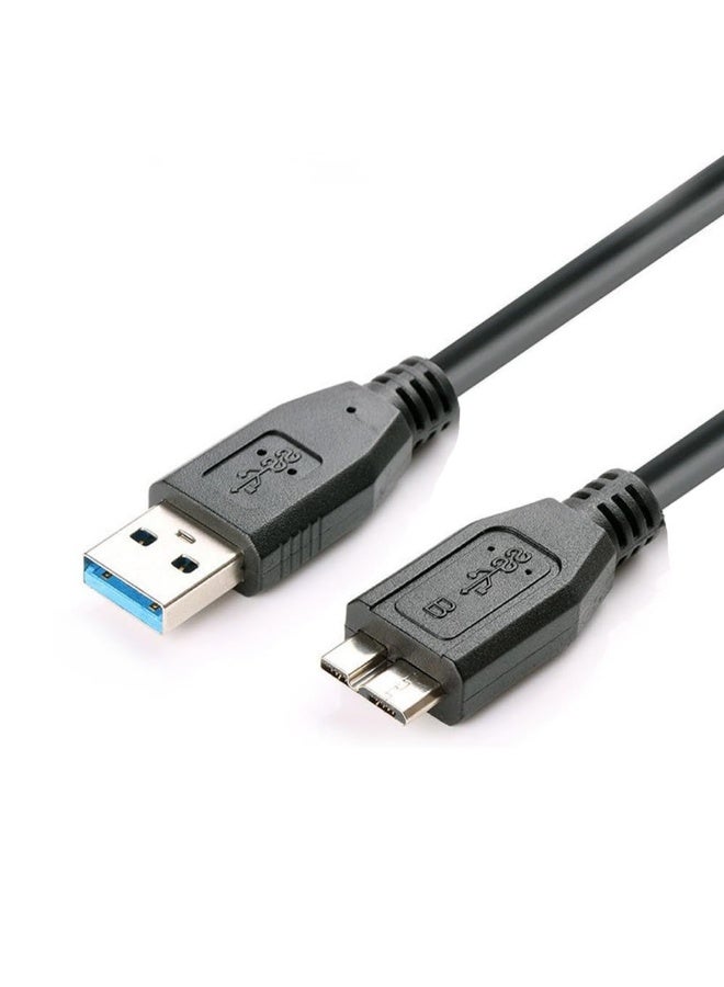Chabeia USB 3.0 Hard Drive Cable, USB-A to Micro B Cable Compatible with Samsung Galaxy S5, Note 3, Note Pro 12.2, Camera, WD Toshiba Seagate Hard Drive and More USB 3.0 5Gbps Data Transfer Cord 3.3Ft - Image 1