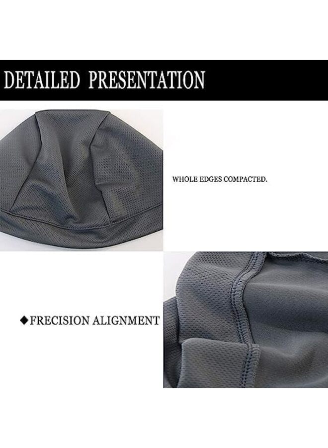 3 قطع من قبعة هيكل عظمي مبردة، بطانة خوذة، ماصة للعرق، قبعة جري لركوب الدراجات للرجال والنساء - Image 3