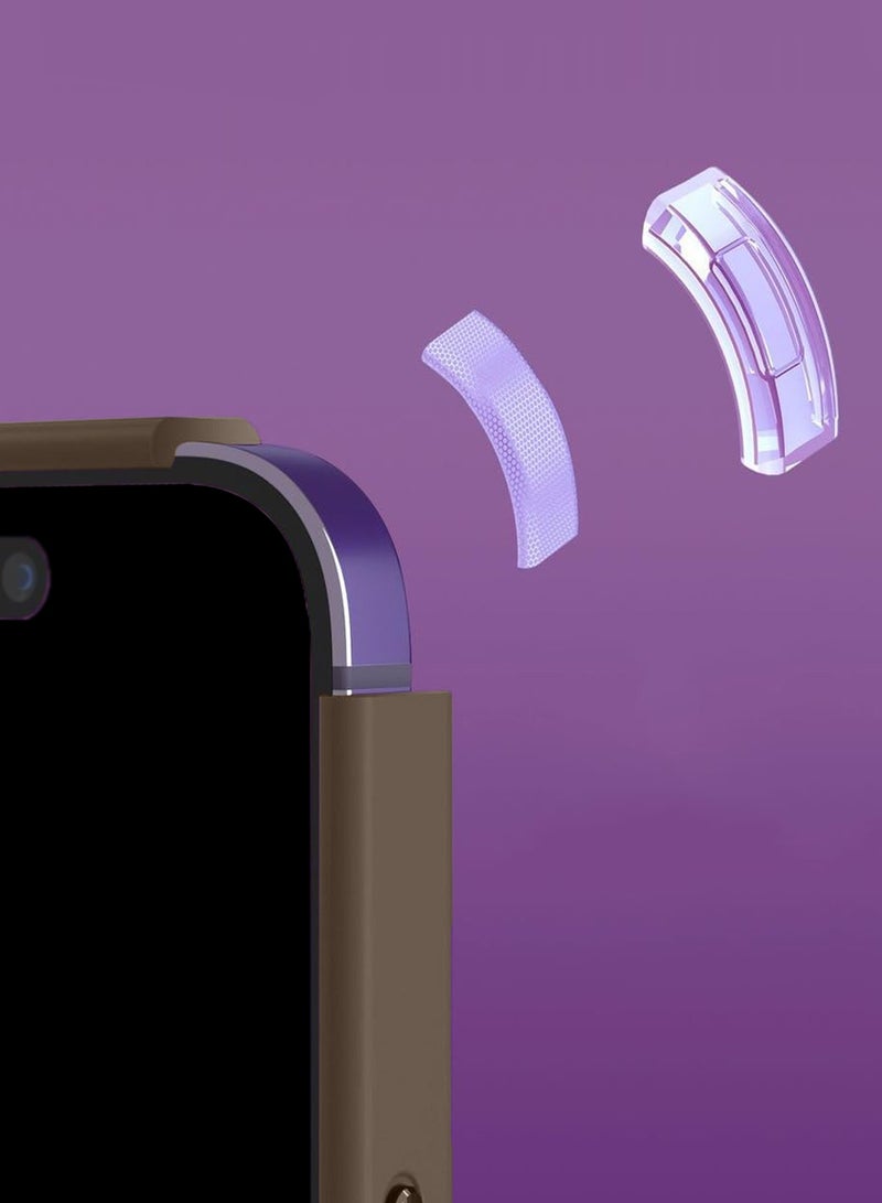 Wtech Apple iPhone 17 5G 2025 Luxury Leather Magnetic Wireless Charging Case Original MagSafe Shockproof Case Cover (MCMPMN) - Dark Brown - Image 5