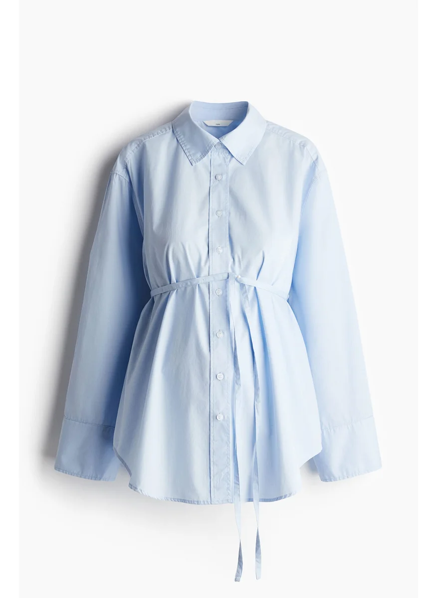 H&M Mama Before & After Poplin Shirt