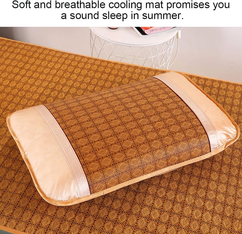 klarako Cooling Mattress Mat, Polyester Foldable Summer Sleeping Mat, Cool Pad, Cooling Bed Pad for Home School Dormitory - Image 3