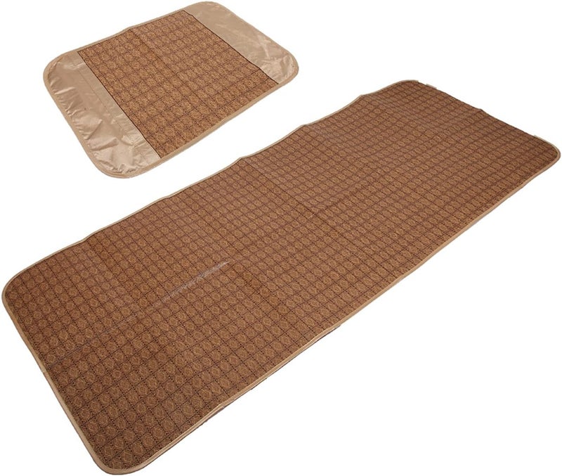 klarako Cooling Mattress Mat, Polyester Foldable Summer Sleeping Mat, Cool Pad, Cooling Bed Pad for Home School Dormitory - Image 1