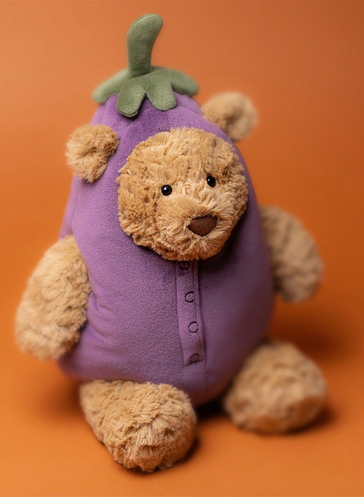 Jellycat Bartholomew Bear Aubergine 30CM - Image 2