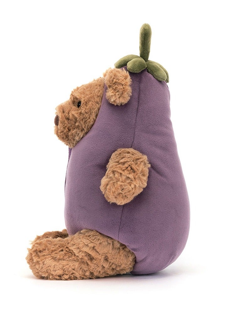 Jellycat Bartholomew Bear Aubergine 30CM - Image 3