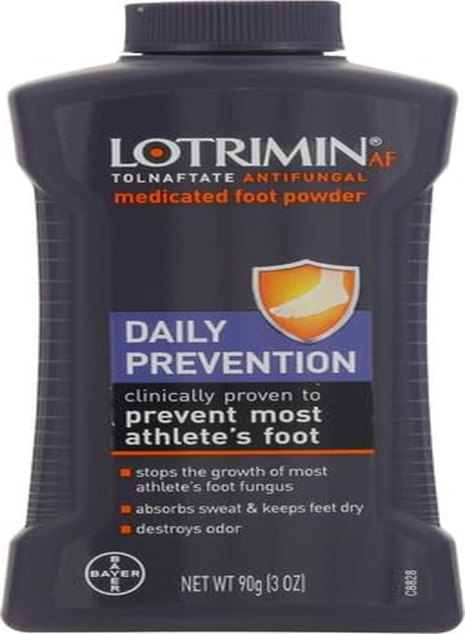 Lotrimin لوتريمين مسحوق القدم لعلاج قدم الرياضي للوقاية اليومية، زجاجة 3 أونصات - Image 4