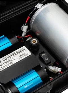 ARB ARB CKMTP12 Air Compressor 4x4 for Car, SUV, Truck - Twin Motor High Performance Tire Inflator - 135-150 PSI Integrated Air Tank - Waterproof Storage Case - 20 ft Hose with Accessories  - Image 3