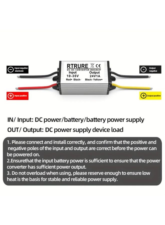 RT 242401 DC Converter Module Wide Voltage Input 10 35V Output 24V 1A 24W Power Supply - Image 5