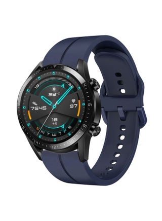 Replacement Strap For Huawei Watch GT2 42mm 20mm Loop Silicone Watch Band Navy Blue - pzsku/ZA487550AC27C1E5AAE7DZ/45/_/1714870585/0296bb07-50be-46eb-a012-3647c1593d94