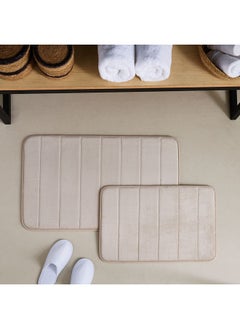 Home Box Snug 2-Piece Memory Foam Bathmat Set 80 x 50 cm  - Image 1