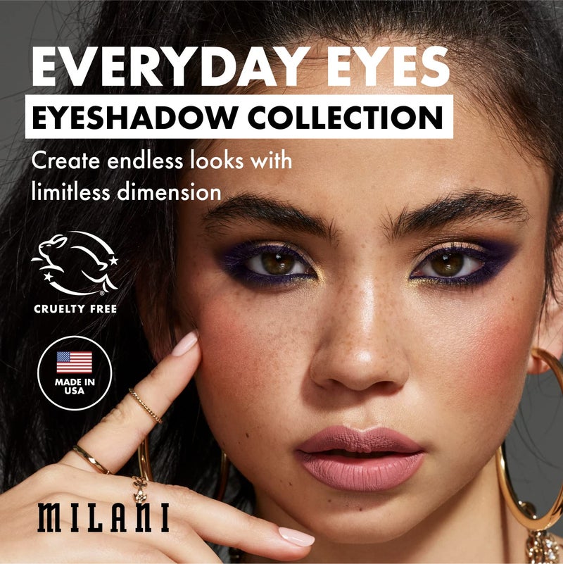Milani Everyday Eyes Eyeshadow Palette - Earthy Elements (0.21 Ounce) 6 Cruelty-Free Matte or Metallic Eyeshadow Colors to Contour & Highlight - Image 3