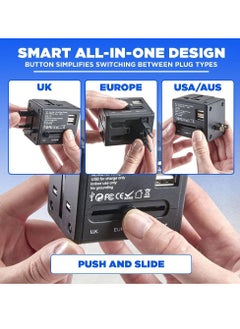 Universal Travel Adapter, Worldwide International Travel Adapter w/Dual USB Ports, All-in-One Universal Charger Power Adapter for European EU US UK - pzsku/ZA48791F1876A50CF9BA3Z/45/_/1715499212/f1d39a83-0d4f-4173-9987-ebdb654d1f7e