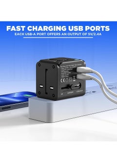 Universal Travel Adapter, Worldwide International Travel Adapter w/Dual USB Ports, All-in-One Universal Charger Power Adapter for European EU US UK - pzsku/ZA48791F1876A50CF9BA3Z/45/_/1715499222/a8b79d0b-2f83-4736-b0a3-23c31c1c6c06