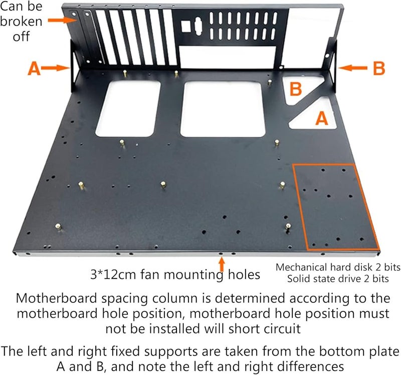 Aluminum Open Air GPU Mining Rig Frame Case for Cryptocurrency Mining - Image 5