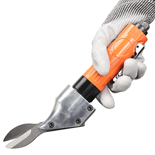 Baisiky 18 Gauge Pneumatic Metal Shear Cutter 2-Blade Pneumatic Scissor Metal Stainless Steel Sheet Metal Cutting Tools Industrial Air Cutter for Iron, Aluminum Sheet, Screen Mesh - Image 1