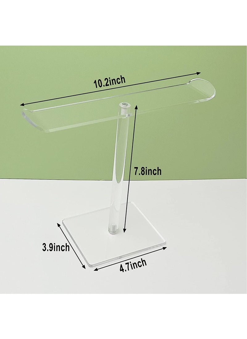 SYOSI - SYOSI Headband Holder Scrunchie Holder, Acrylic Clear Hair Ties Holder Organizer, Headband Display Stand, Scrunchie Storage Organizer, Hair Accessories Organizer Clear Stand for Women and Girls - Image 1
