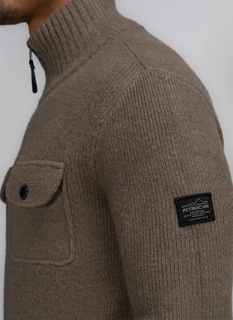 Petrol Industries Men Knitwear Collar Cardigan