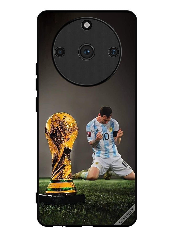 Covernex Protective Case Cover For Realme 11 Pro Plus Leo Messi & FIFA Trophy - Image 1