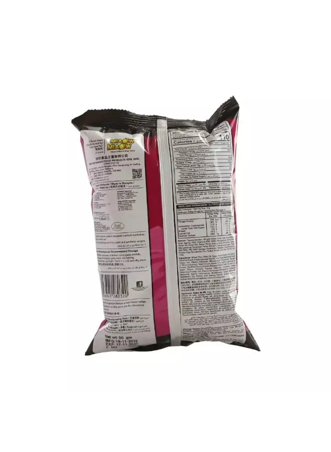 MIAOW MIAOW Miaow Miaow Flame Korean Spicy Flavoured Cuttlefish Crackers- 50gms - Image 2