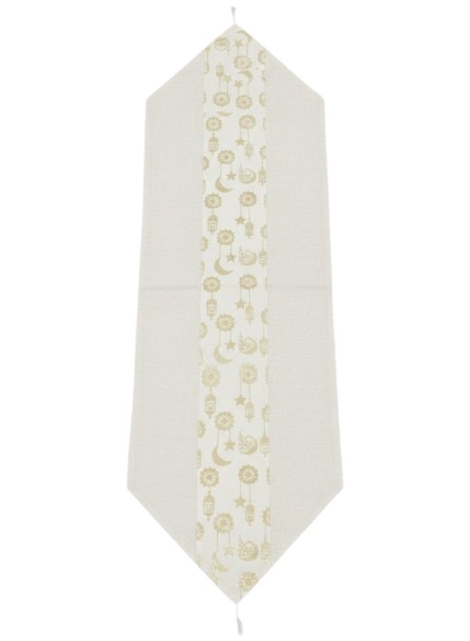 Ramadan 3 piece decor set (2 cushion covers + table runner) with a modern Islamic design - Image 4