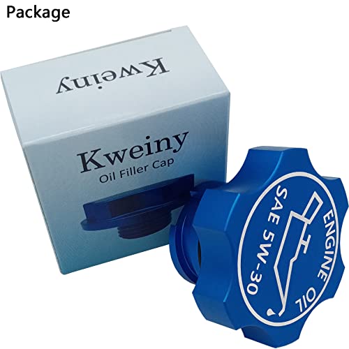 kweiny Engine Oil Filler Cap Aluminum for GM Buick Cadillac Chevrolet GMC Pontiac Saturn Oldsmobile1992-2018 - Image 2