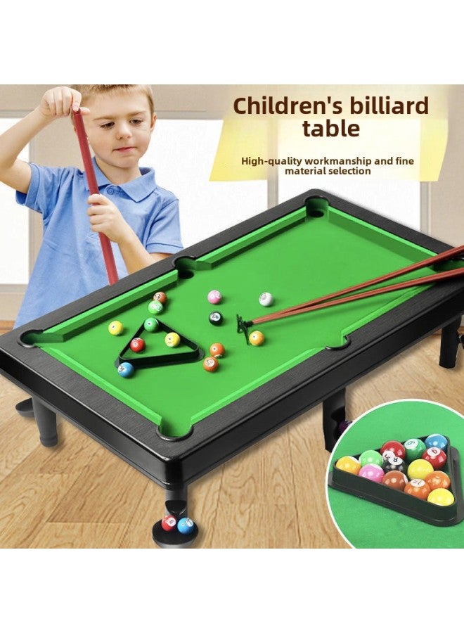 Mini Billiards Toy Children's Small Billiards Indoor Parent-Child Interactive Boys And Girls Table Game Wholesale-Color:20cm Special Small Ball Table + Tripod 2 Poles And 11 Balls  - Image 2