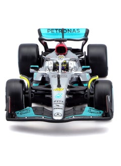Bburago Bburago 1/43 Mercedes-AMG Petronas F1 Team W13 (2022) w/Helmet - Meticulously Crafted Diecast Collectible  - Image 4