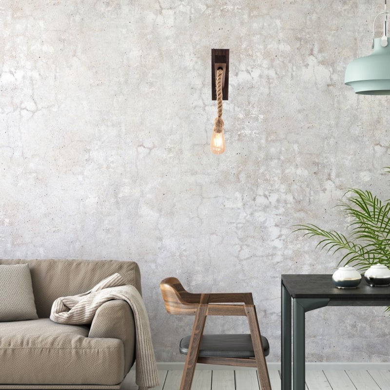 🏠 مصباح حائطي بكشاف خشبي ريفي لأجواء منزلية دافئة - Image 5