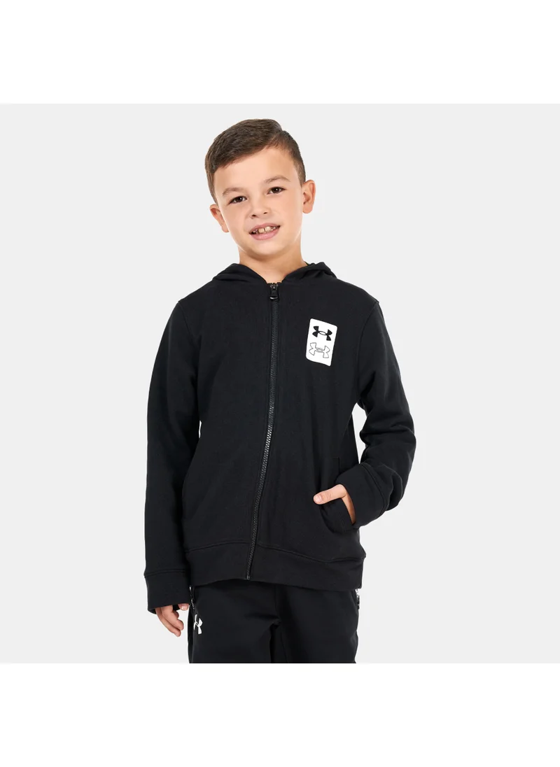 UNDER ARMOUR Kids' Rival Terry Full-Zip Hoodie