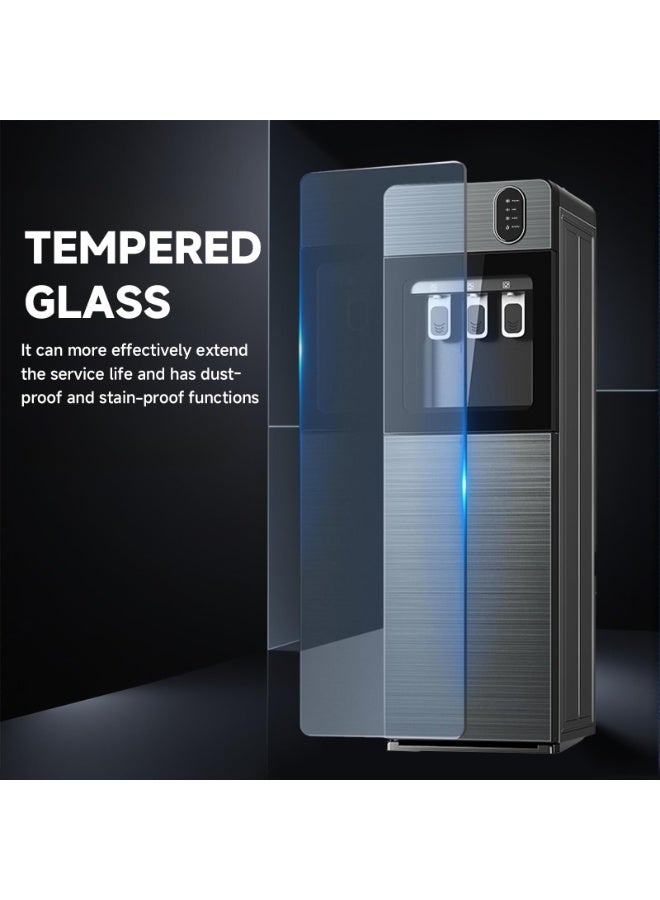 والالا موزع مياه، مبرد مياه بتحميل سفلي، 3 إعدادات لدرجة الحرارة، يتضمن شاشة LED ومنبه زجاجة فارغة، جهاز مياه للمنزل والمكتب والمزيد، رمادي - Image 5