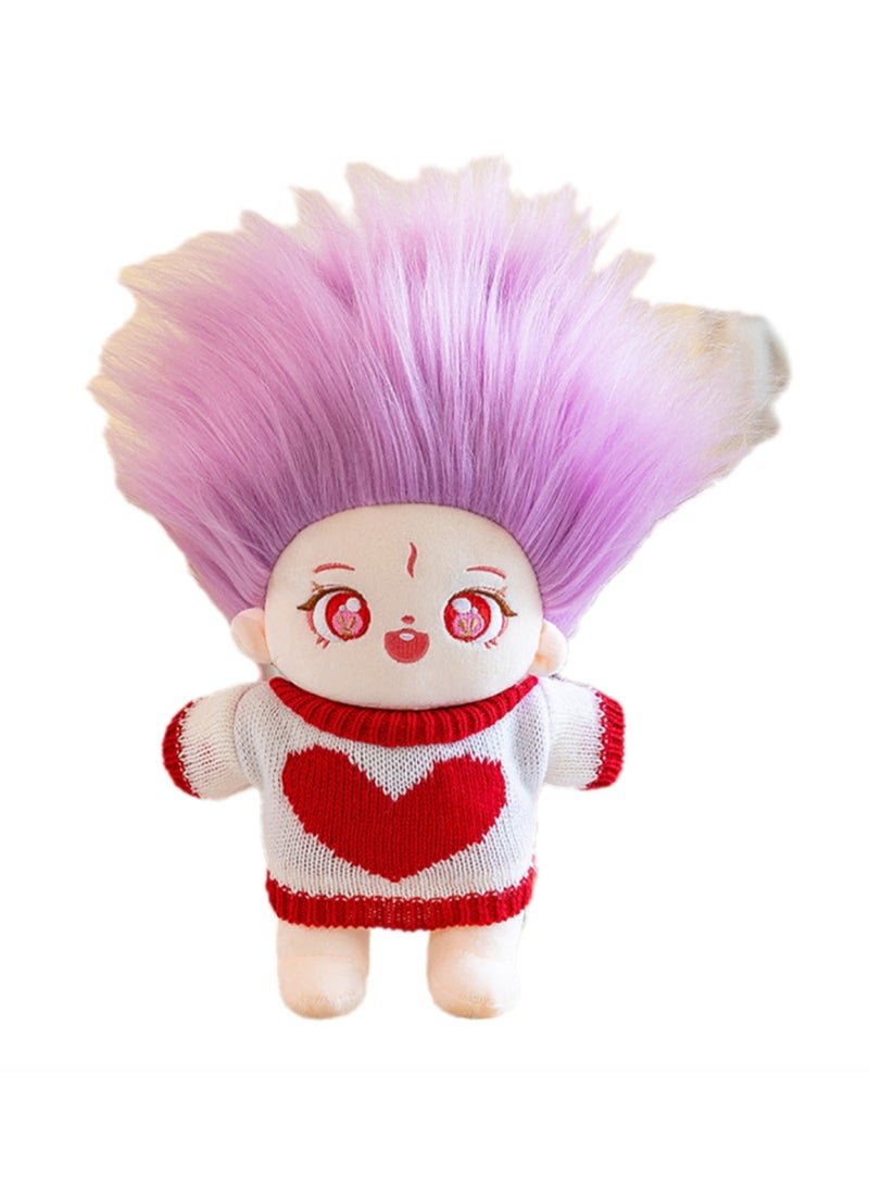 30 CM Cartoon Cute Sweater Little Girl Plush Toy Soft Stuffed Doll For Girls And Boys All Ages Gift (Style A)  - Image 1