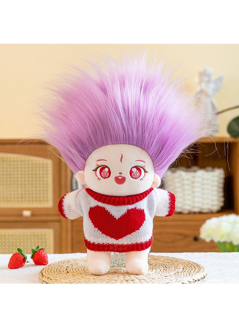 30 CM Cartoon Cute Sweater Little Girl Plush Toy Soft Stuffed Doll For Girls And Boys All Ages Gift (Style A)  - Image 3