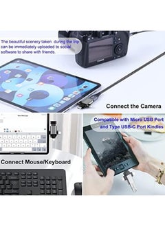 Generic Type C To Usb Adapter 3.0 Otg Female Lightning Micro Male Converter Accessories Compatible With Iphone Laptop Macbook Pro Ipad Pro Type C Devices Ipad Lg Android Camera Card Reader  - Image 4