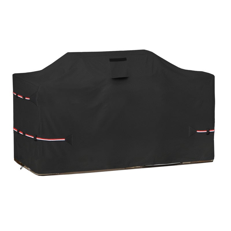 Bitubi 98 Inch Island Grill Cover - 600D Heavy Duty Waterproof All Weather Protection Extra Large Grill Cover,Black - Image 1